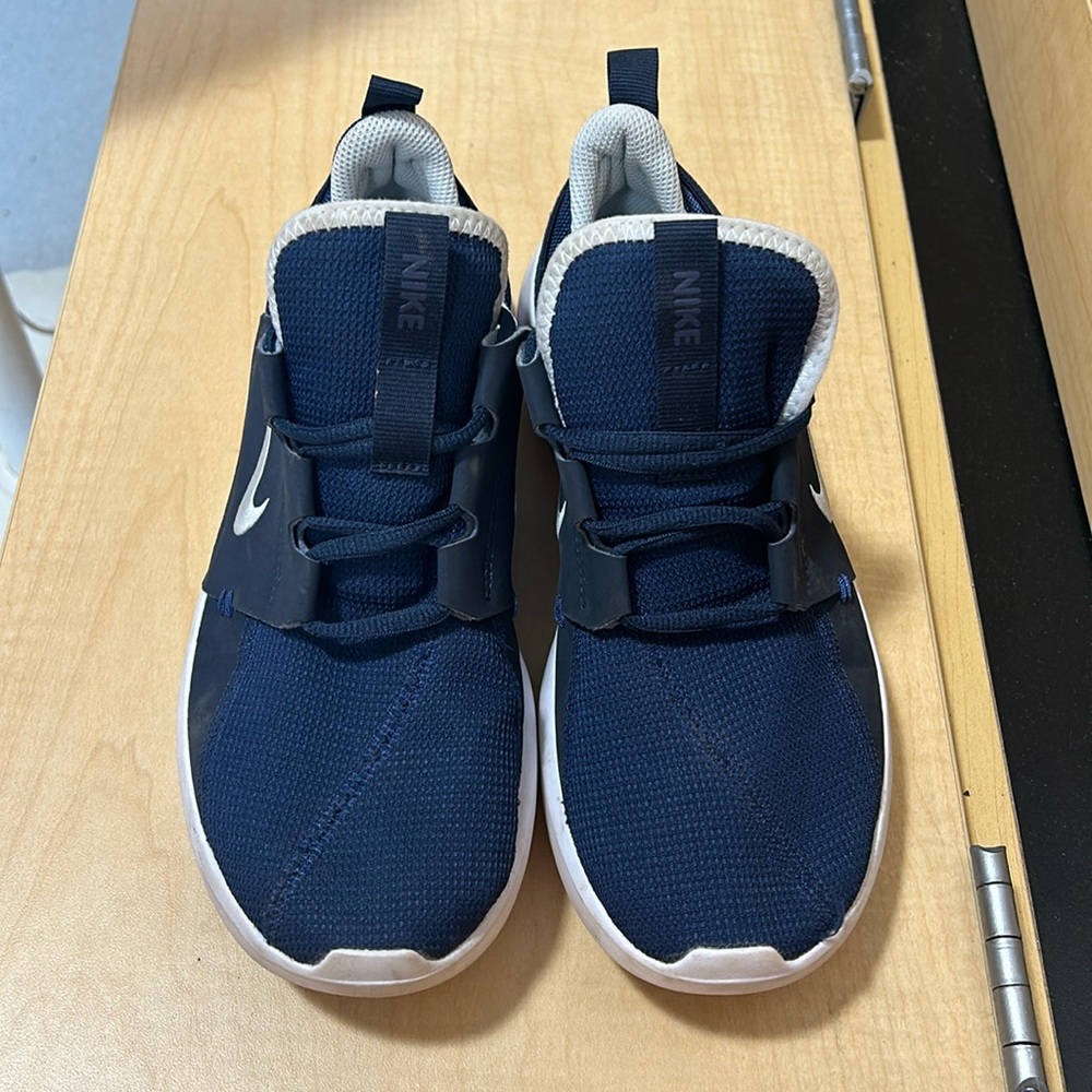 Blue nike sneakers